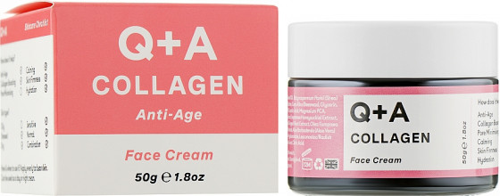 Q+A Collagen Face Cream - Крем для обличчя з колагеном - 1