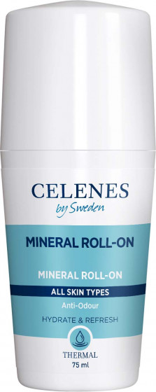 Celenes Thermal Mineral Roll-On All Skin Types - Термальний роликовий дезодорант для всіх типів шкіри