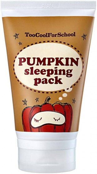 Too Cool For School Pumpkin Sleeping Pack - Нічна маска для обличчя з екстрактом гарбуза