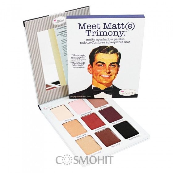 TheBalm Palettes Meet Matte Trimony - Палетка тіней - 1