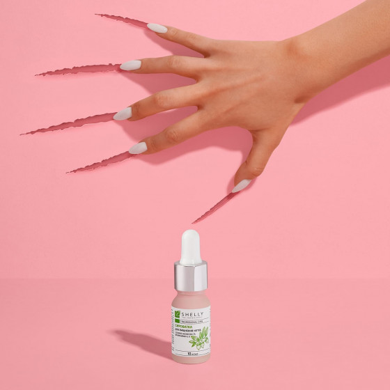 Shelly Strengthening Nail Serum with Jojoba Oil and Vitamins A, E - Зміцнююча сироватка для нігтів з маслом жожоба та вітамінами А, Е - 2