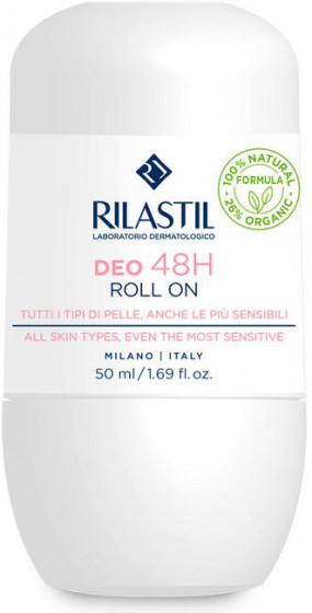 Rilastil Deo 48H Roll On - Кульковий дезодорант-антиперсперант "48 годин захисту"