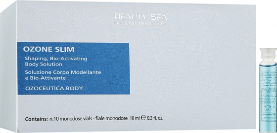 Beauty Spa Ozoceutica Body Ozone Slim - Антицелюлітні ампули для тіла для схуднення