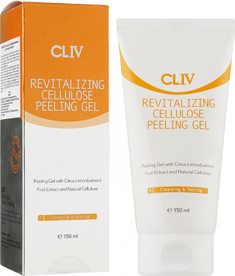 CLIV Revitalizing Cellulose Peeling Gel - Пілінг-гель з екстрактом лимона для очищення шкіри - 1