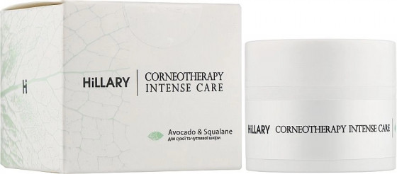 Hillary Corneotherapy Intense Care Avocado & Squalane Cream - Крем для сухої та чутливої ​​шкіри