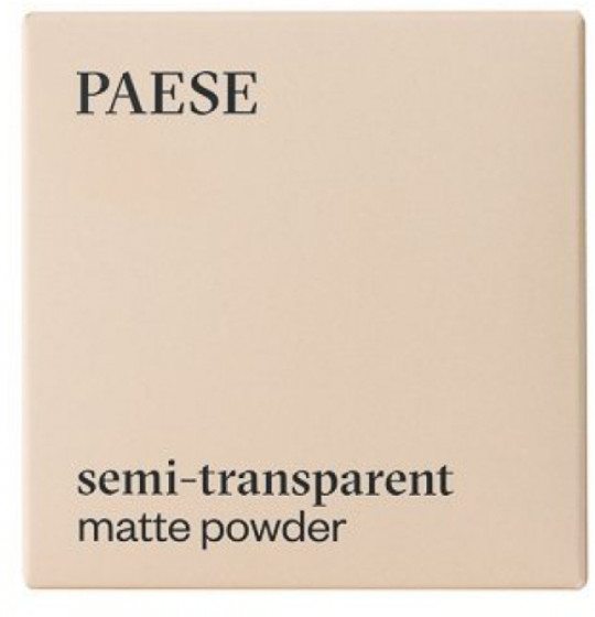 Paese Semitransparent Pressed Powder - Компактна матуюча напівпрозора пудра - 2