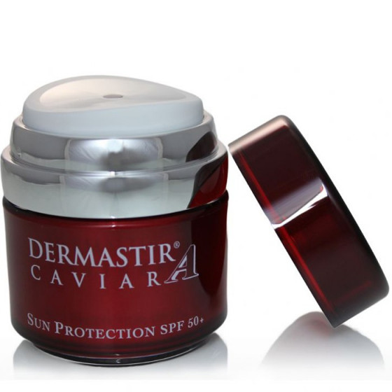 Dermastir Caviar Tinted Sun Protection SPF 50+ - Тонований сонцезахисний крем для обличчя c SPF + 50