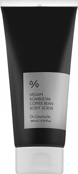 Dr.Ceuracle Vegan Kombucha Coffee bean Body Scrub - Веганський скраб для тіла з ферментованим чаєм комбуча та кавою