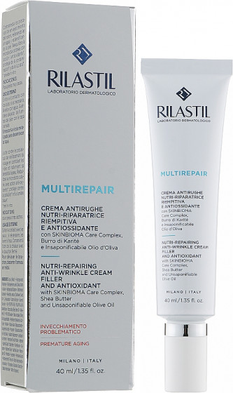 Rilastil Multirepair Nutri-Repairing Anti-Wrinkle Cream - Антиоксидантний живильний крем-філер проти зморшок - 1