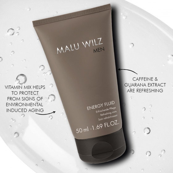 Malu Wilz Men Energy Fluid - Енергізуючий флюїд для шкіри обличчя чоловіків - 1