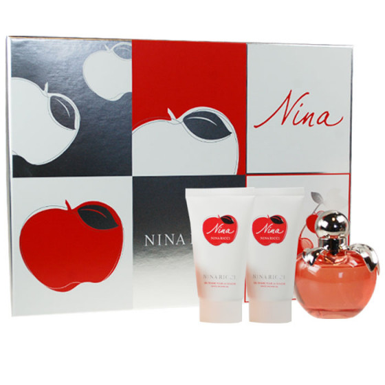 Nina Ricci Nina (Apple) - Подарунковий набір (EDT50+B/L50+S/G50)