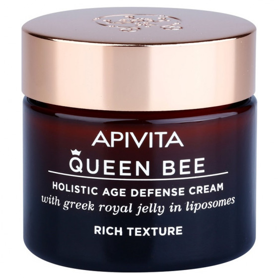 Apivita queen bee holistic age defense cream rich texture - Насичений крем для відновлення пружності шкіри