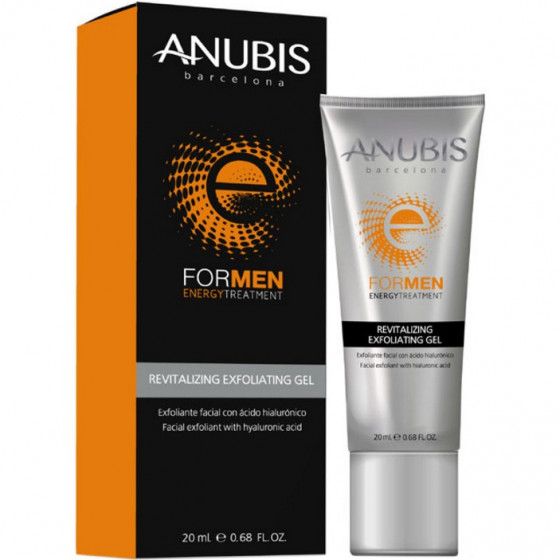 Anubis For Men Revitalizing Exfoliating Gel - Гель-ексфоліант з гіалуроновою кислотою для чоловіків