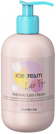 Inebrya Ice Cream Liss-Pro Thermo Liss Cream - Термозахисний крем для волосся