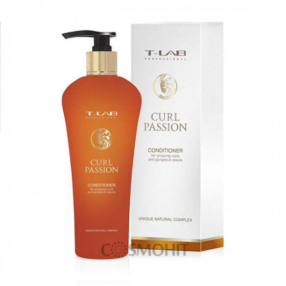 T-LAB Professional Curl Passion Conditioner - Кондиціонер для приголомшливих завитків і прекрасних хвиль - 1