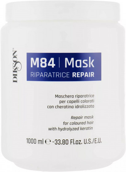 Dikson M84 Repair Mask - Живильна маска з кератином для фарбованого волосся