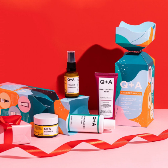 Q+A Skincare Heroes Gift Set - Подарунковий набір для досконалої шкіри - 9