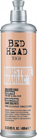 Tigi Bed Head Moisture Maniac Shampoo - Безсульфатний шампунь для сухого волосся