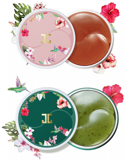 Jayjun Roselle Tea Eye Gel Patch - Гідрогелеві патчі з квітами гібіскуса - 5