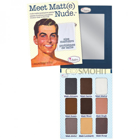 TheBalm Palettes Meet Matte Nude Eyeshadow Palette - Палетка тіней - 1