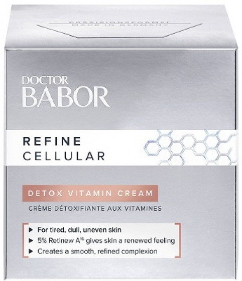 Babor Refine Cellular Detox Vitamin Cream - Вітамінний детокс-крем для обличчя - 1