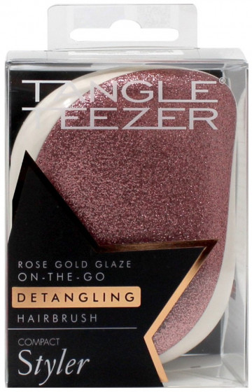 Tangle Teezer Compact Styler Glitter Rose - Гребінець для волосся - 9