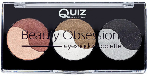 Quiz Cosmetics Beauty Obssesion Duo Eyeshadow Palette - Палетка тіней для повік