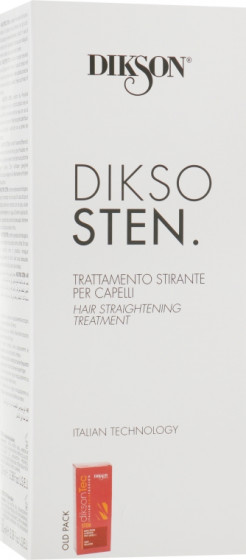 Dikson Dikso Sten Hair Straightening Treatment - Двофазна процедура для випрямлення волосся - 1