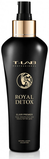 T-LAB Professional Royal Detox Elixir Premier - Еліксир для глибокої детоксикації волосся