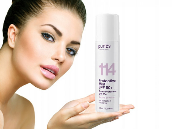 Purles 114 Protective Mist SPF 50+ - Зволожуючий сонцезахисний спрей - 1