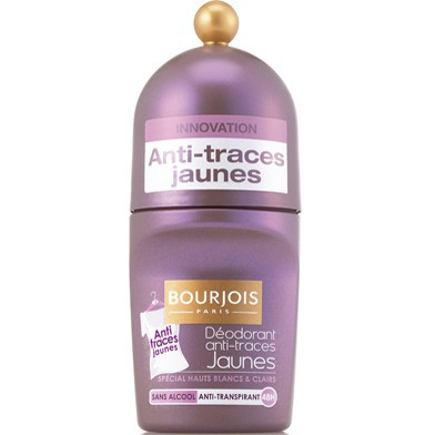 Bourjois Deodorant Roll-On Anti Traces Jaunes 24h - Дезодорант-антиперспірант кульковий проти жовтих плям