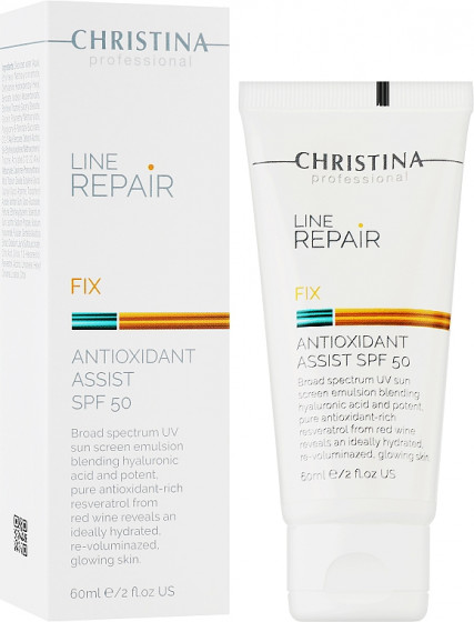 Christina Line Repair Fix Antioxidant Assist SPF 50 - Антиоксидантний лосьйон з SPF 50 для обличчя