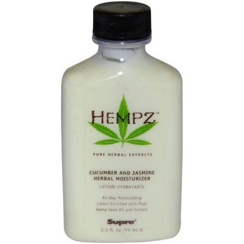 Hempz Cucumber Jasmine Herbal Moisturizer mini 65 мл - Зволожуюче рослинне молочко для тіла з огірком і жасмином