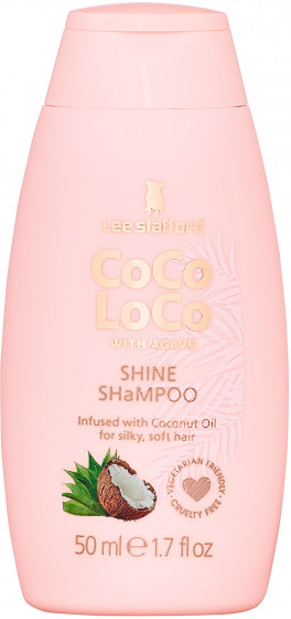Lee Stafford Coco Loco Shine Shampoo - Зволожуючий шампунь для волосся з агавою та кокосовою олією