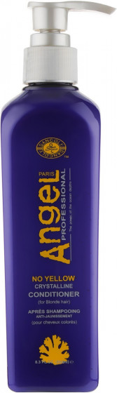 Angel Professional No Yellow Crystalline Conditioner - Кондиціонер для нейтралізації жовтого пігменту