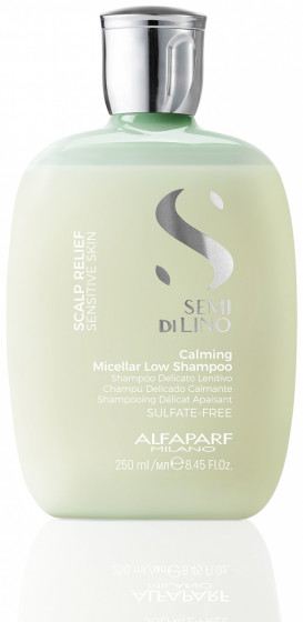 Alfaparf Milano Semi di Lino Scalp Calming Micellar Low Shampoo - Заспокійливий шампунь для волосся "Комфорт"