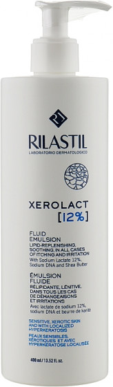 Rilastil Xerolact Fluid Emulsion - Відновлююча емульсія для тіла з 12% лактатом натрію