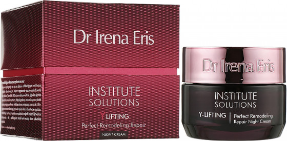 Dr. Irena Eris Institute Solutions Y-Lifting Perfect Remodeling Repair Night Cream - Нічний крем, що відновлює овал обличчя - 1