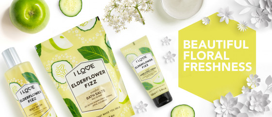 I Love Elderflower Fizz Body Wash - Гель для душу "Коктейль з бузини" - 2