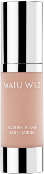 Malu Wilz Natural Finish Foundation - Тональна основа для обличчя