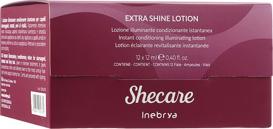 Inebrya She Care Extra Shine Lotion - Лосьйон для сяйва волосся