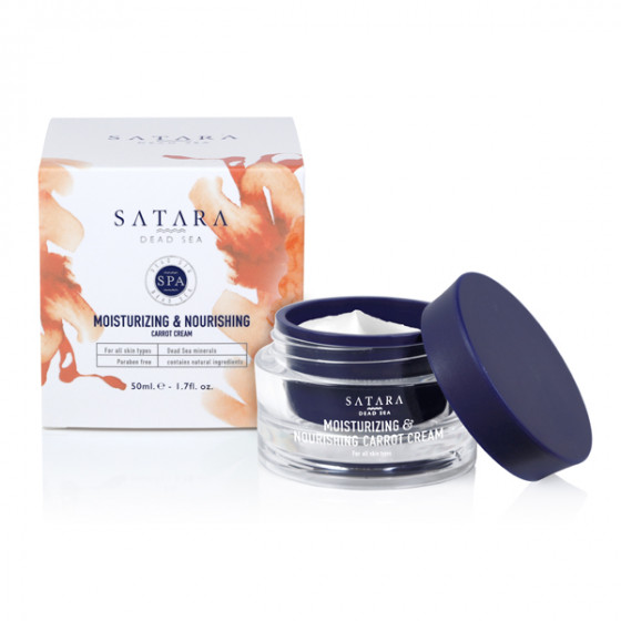 Satara Dead Sea Moisturizing&Nourishing Carrot Cream - Зміцнюючий і поживний морквяний крем - 2