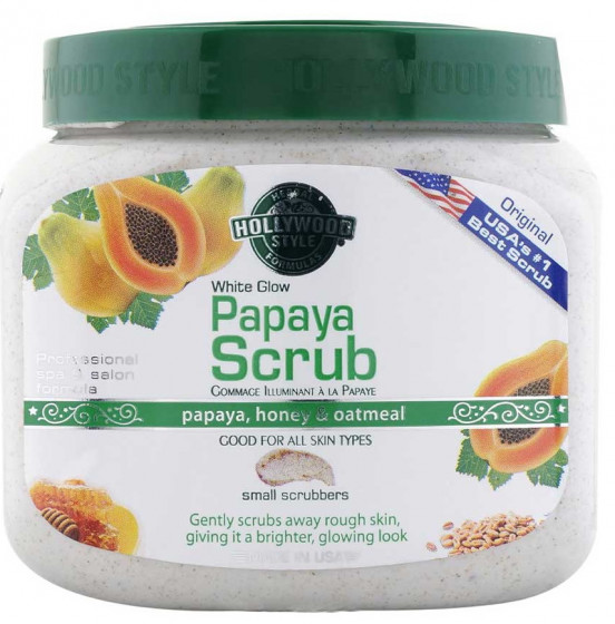 Hollywood Style White Glow Papaya Scrub - Скраб "Біле сяйво" з папаєю