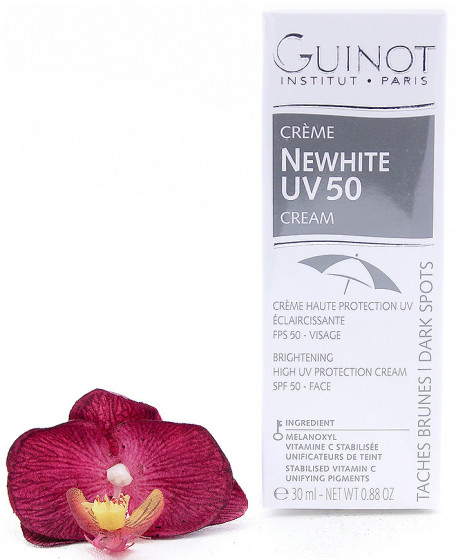 Guinot Brightening UV Shield SPF50 - Освітлюючий тонуючий крем для сяйва шкіри - 1