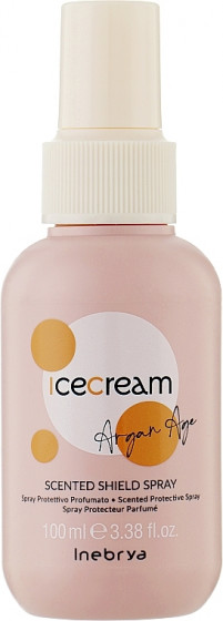 Inebrya Ice Cream Argan Age Scented Shield Spray - Ароматизований захисний спрей для волосся