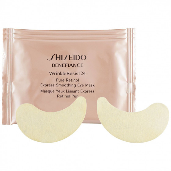 Shiseido Benefiance WrinkleResist24 Pure Retinol Express Smoothing Eye Mask - Маска для повік - 1