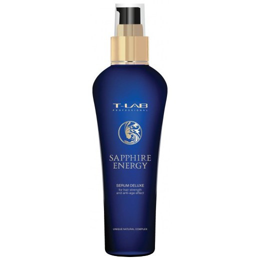 T-LAB Professional Sapphire Energy Serum Deluxe - Сироватка для продовження молодості і додання сили волоссю