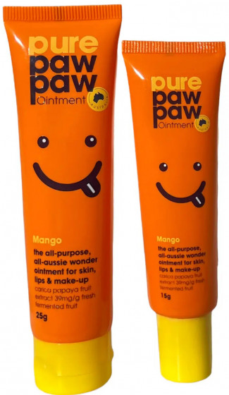 Pure Paw Paw Ointment Mango - Відновлюючий бальзам для губ "Манго" - 4