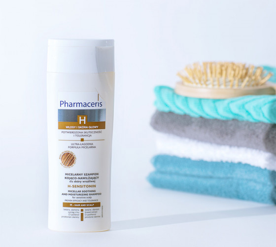 Pharmaceris H-Sensitonin Professional Soothing Shampoo for Sensitive scalp - Заспокійливий шампунь для чутливої ​​шкіри голови - 2