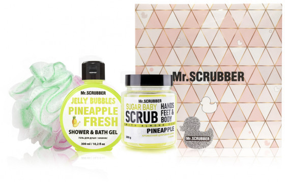 Mr.Scrubber "Pineapple" Gift Set - Подарунковий набір